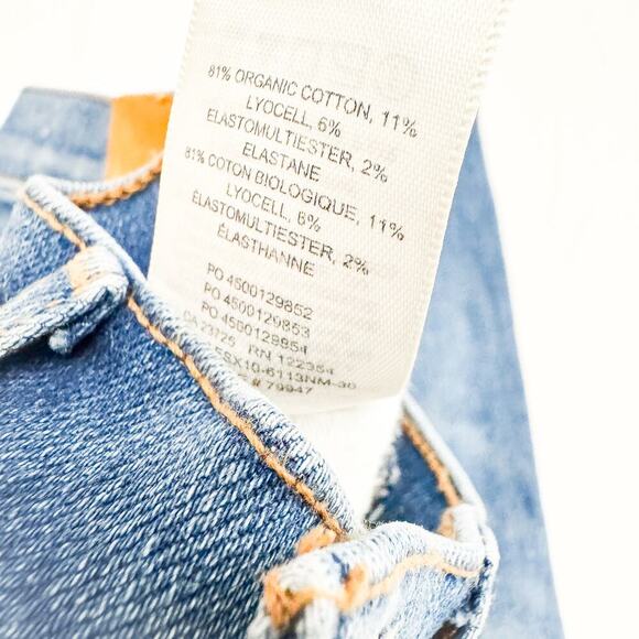 Denim Forum The Nico Mid Rise Skinny Dark Bleu N Stormy Size 23 x 26 L NWT - Picture 8 of 9